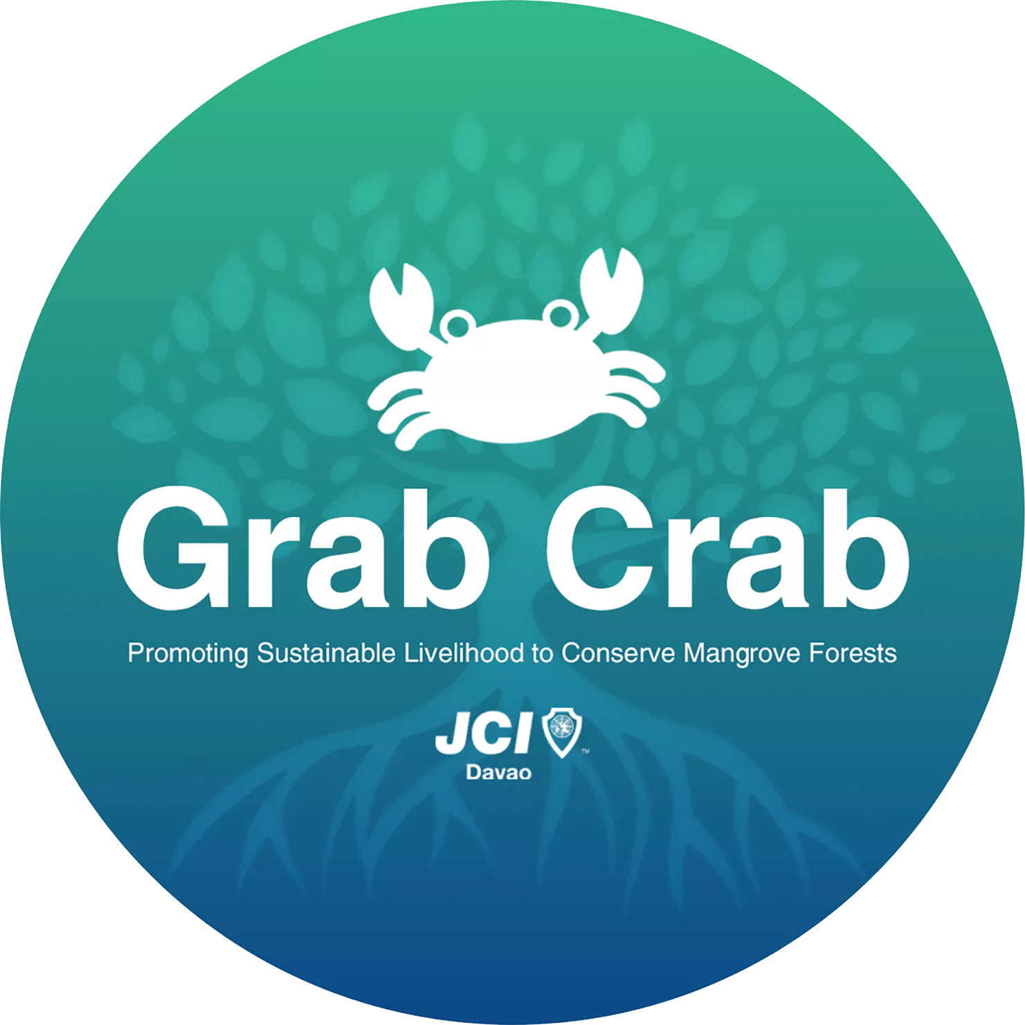JCI Davao - Grab Crab Logo