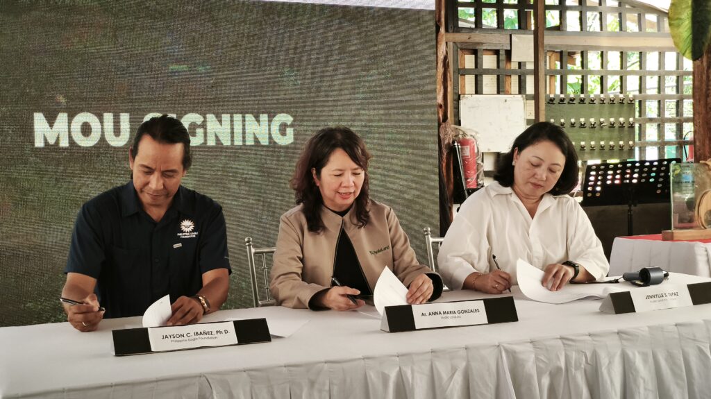 Signing of MOU between Ayala Land and the Philippine Eagle Foundation
