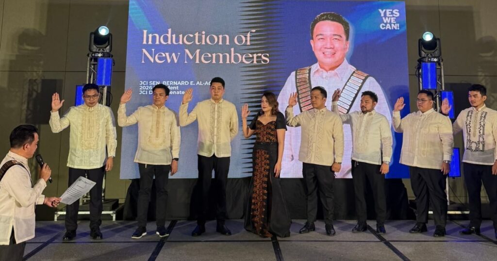 Induction of new members of the JCI Davao Senate