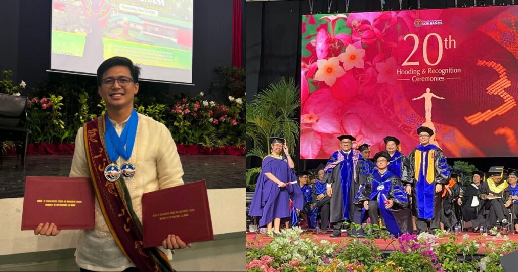 Dr. Marlon C. Suelto during his doctoral graduation from the University of the Philippines Los Baños.